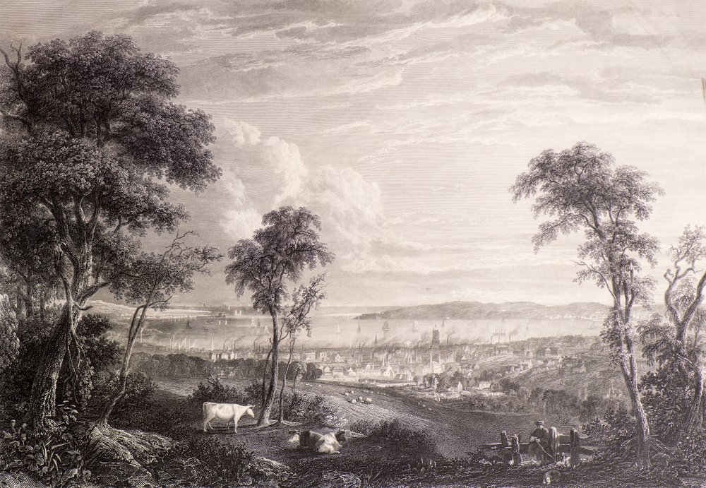View of Dundee from Balgay Hill by James Fenton