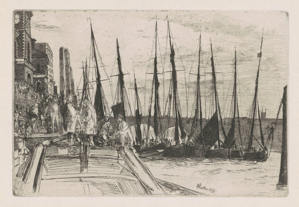 Billingsgate by James Abbott McNeill Whistler