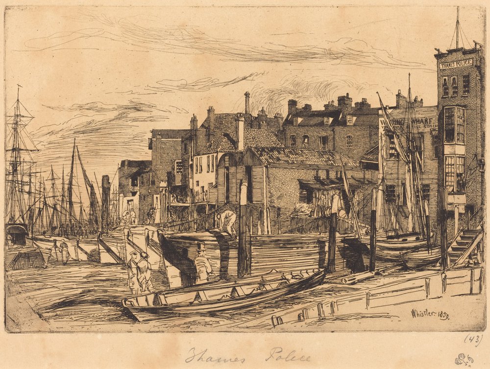 Thames Police by James McNeill Whistler