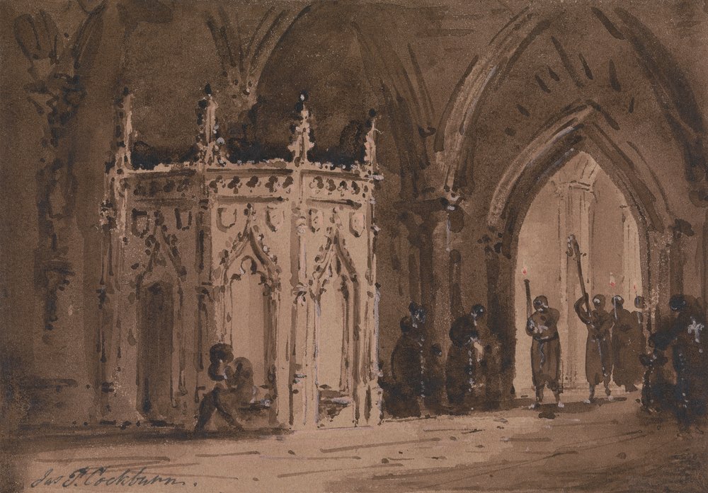 Procession in a Church by James Pattison Cockburn
