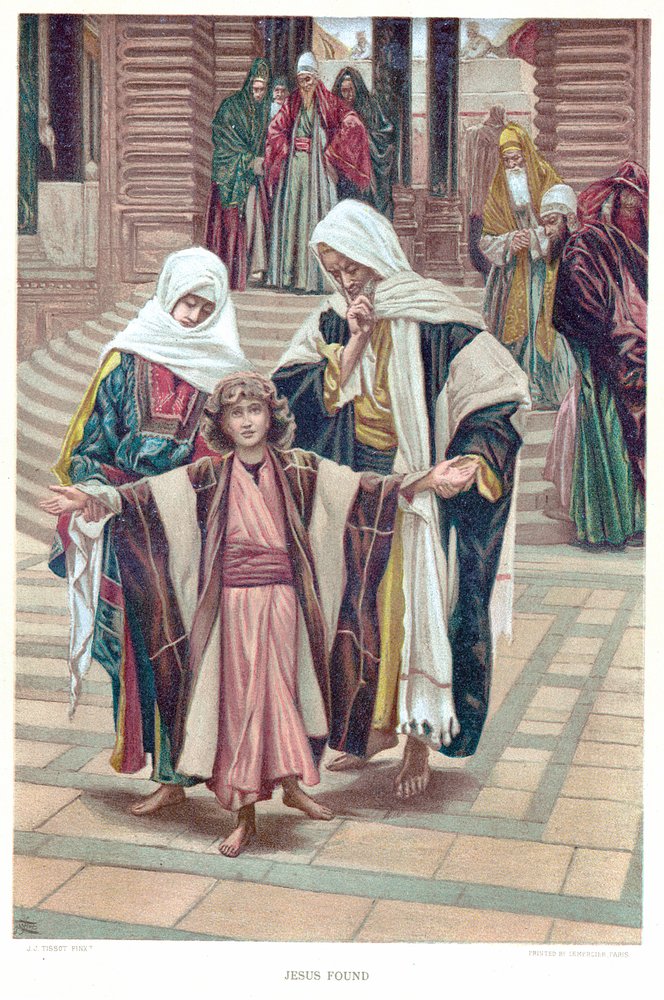 Jesus Found by James Tissot: High-quality fine art print