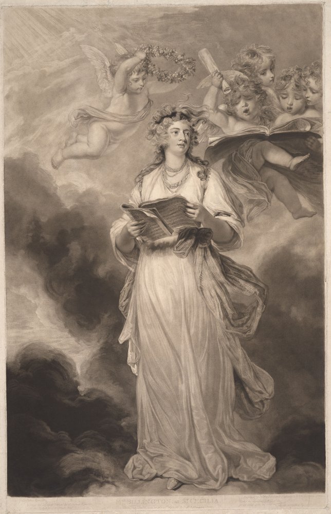 Mrs. Billington as St. Cecilia by James Ward