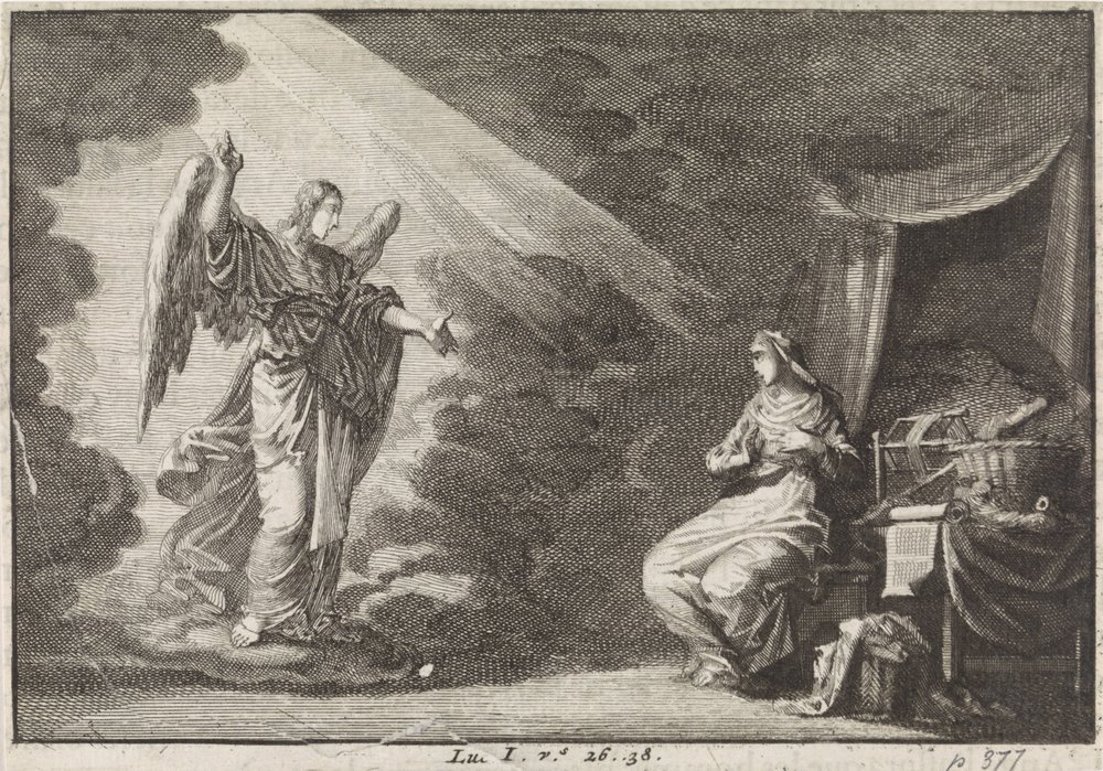 Annunciation by Jan Luyken