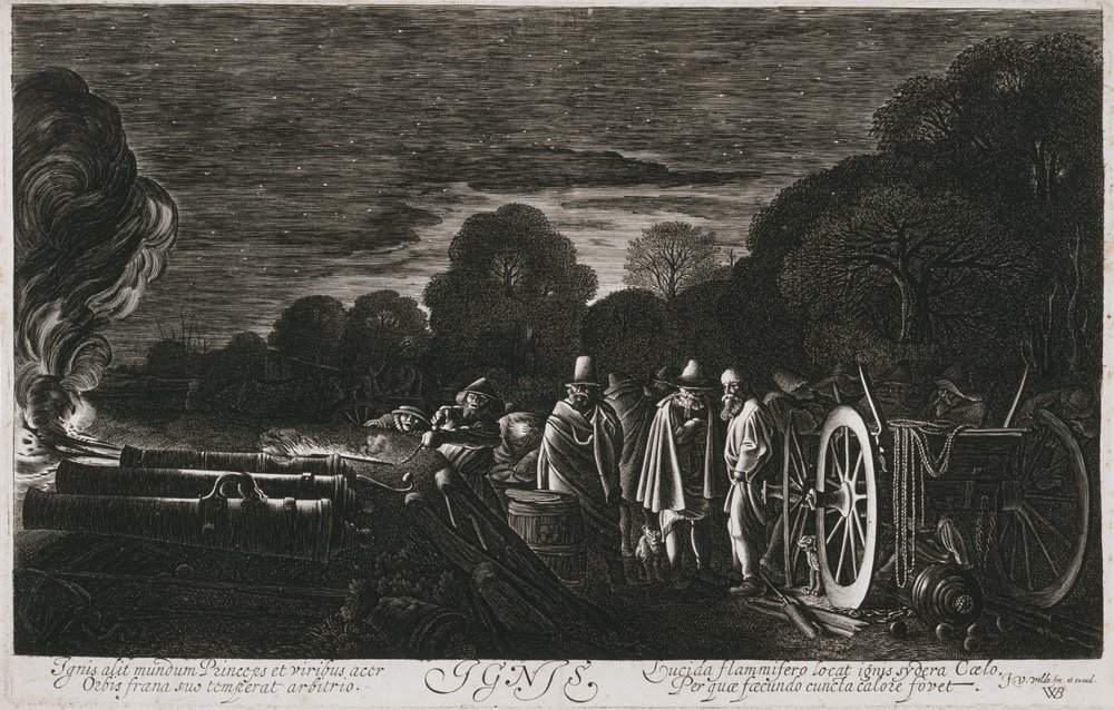 The Four Elements, Fire (Ignis) by Jan Van de II Velde