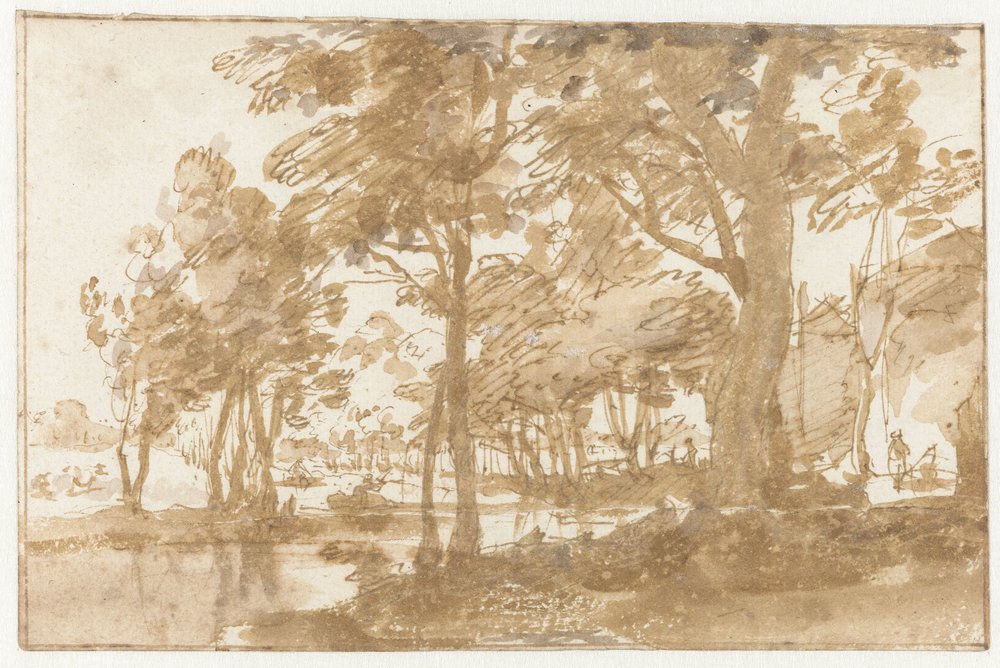 Outside the Westeinde of The Hague by Jan de Bisschop