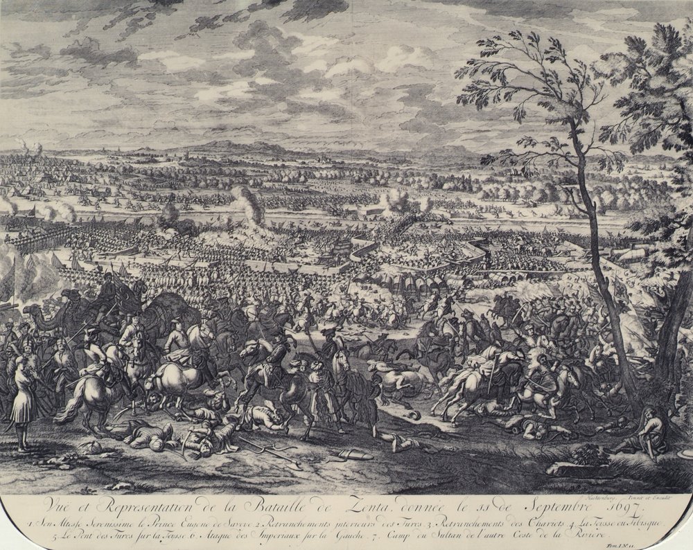 The Battle of Zenta on September 11, 1697 by Jan van Huchtenburgh