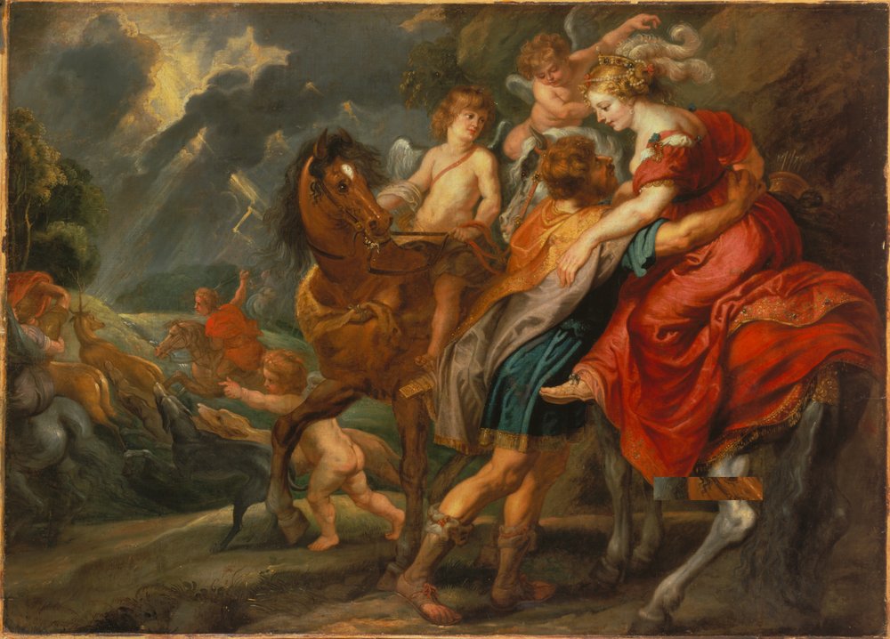 Dido and Aeneas by Jan van den Hoecke: Buy fine art prints