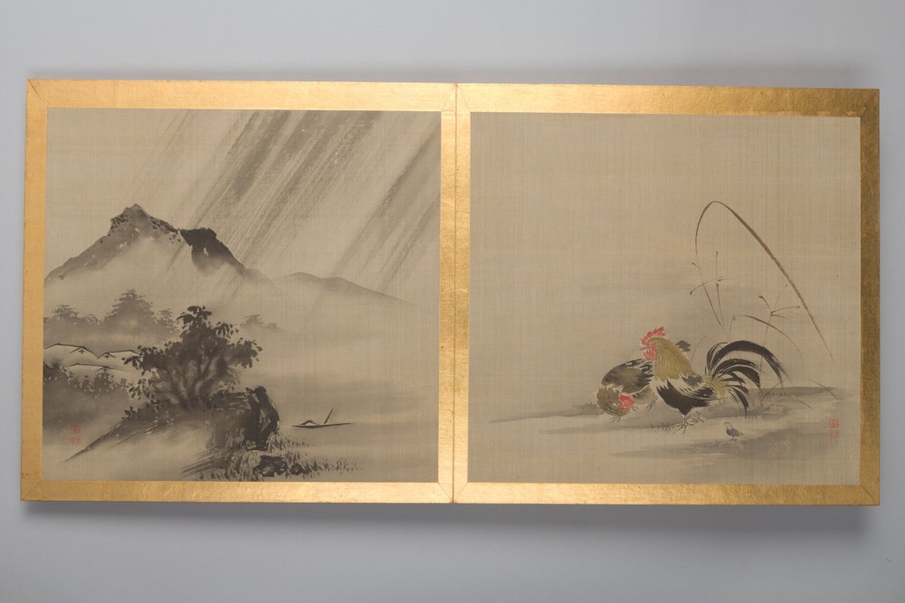 Thirty Paintings of Birds, Flowers and Landscape, Late 18th Century