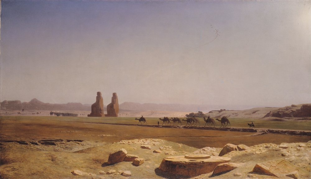 The Plain of Thebes in Upper Egypt, 1857 by Jean Leon Gerome