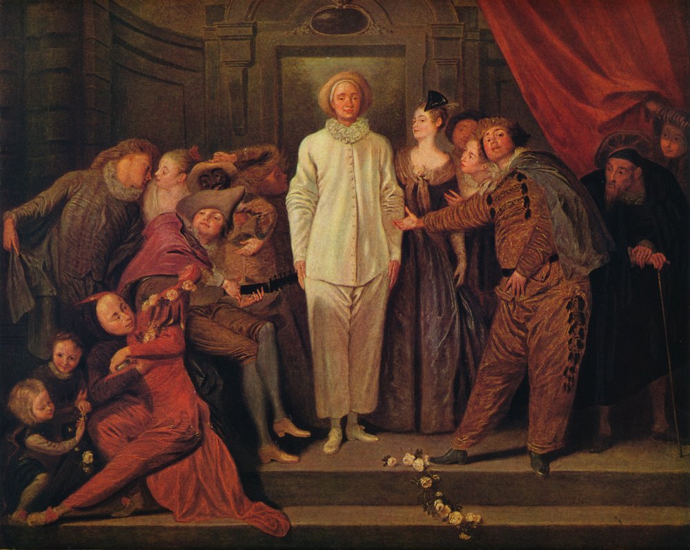 Vintage 1940s Antoine Watteau 