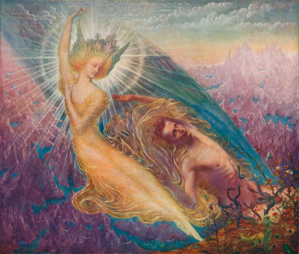 The Angel of Splendours by Jean Delville
