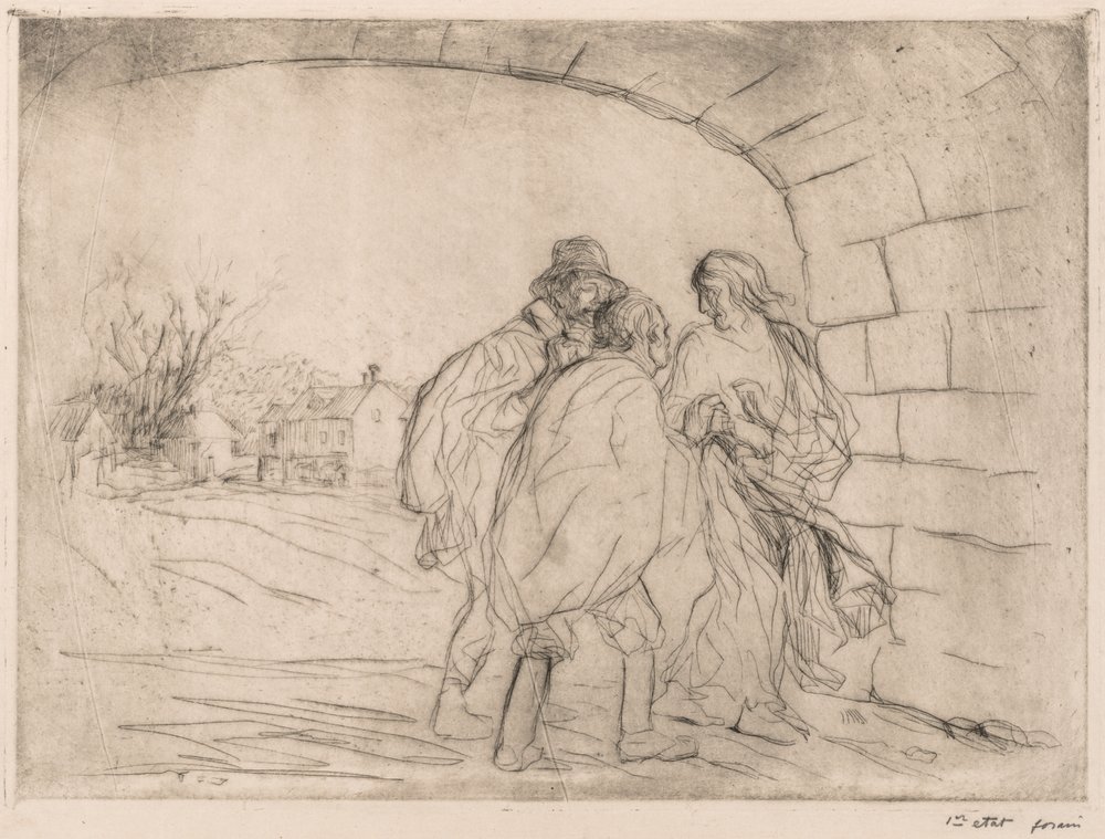 Encounter Under the Vault by Jean Louis Forain