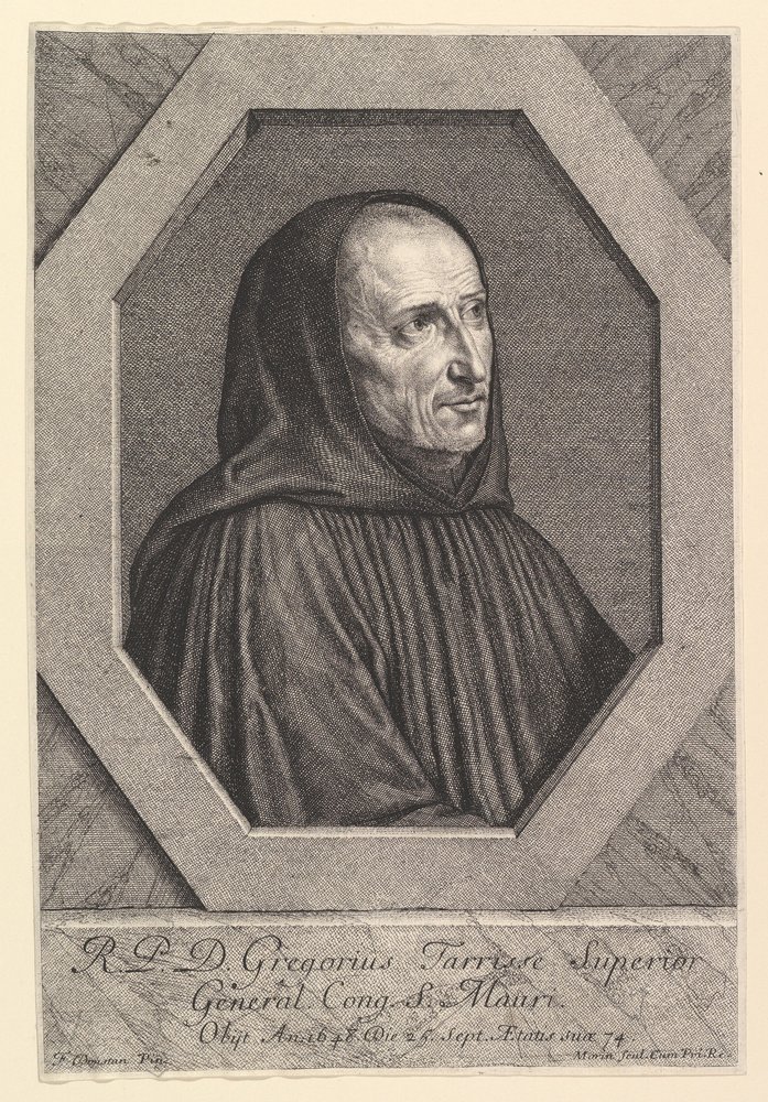 Dom Gregoire Tarrisse, Superior General of the Congregation of Saint-Maur by Jean Morin