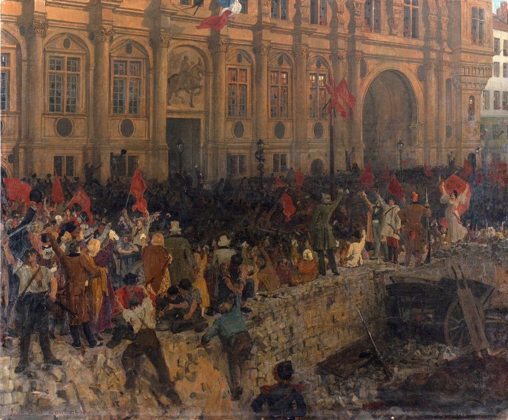 Proclamation of the Republic on February 24, 1848 by Jean Paul Laurens