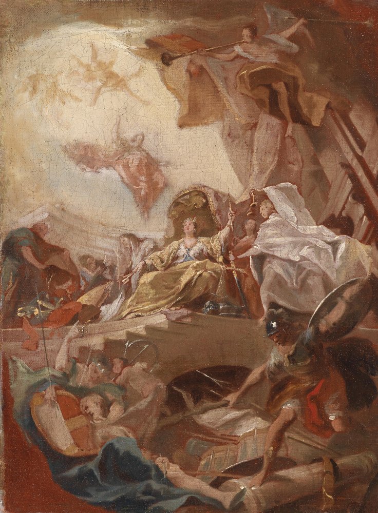 Allegorical Glorification of a Princely House by Johann Evangelist Holzer