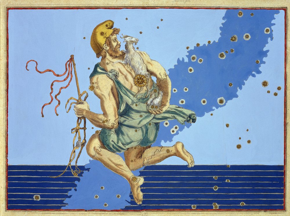 Auriga, the Constellation of the Northern Hemisphere, from 