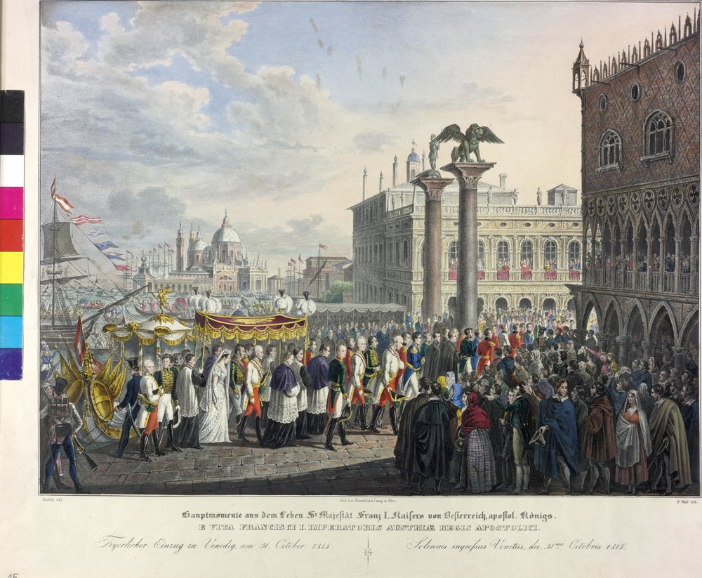 Occupancy in Venice 1815 by Johann Nepomuk Hoechle