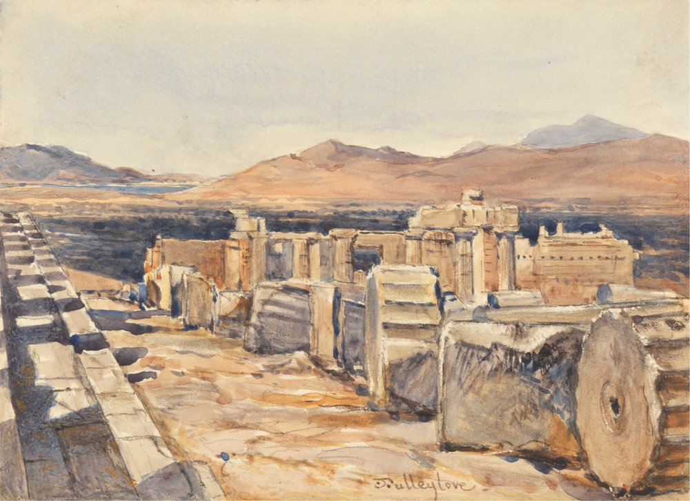 The Propylaea from the Northern Edge of the Stylobate of the Parthenon ...