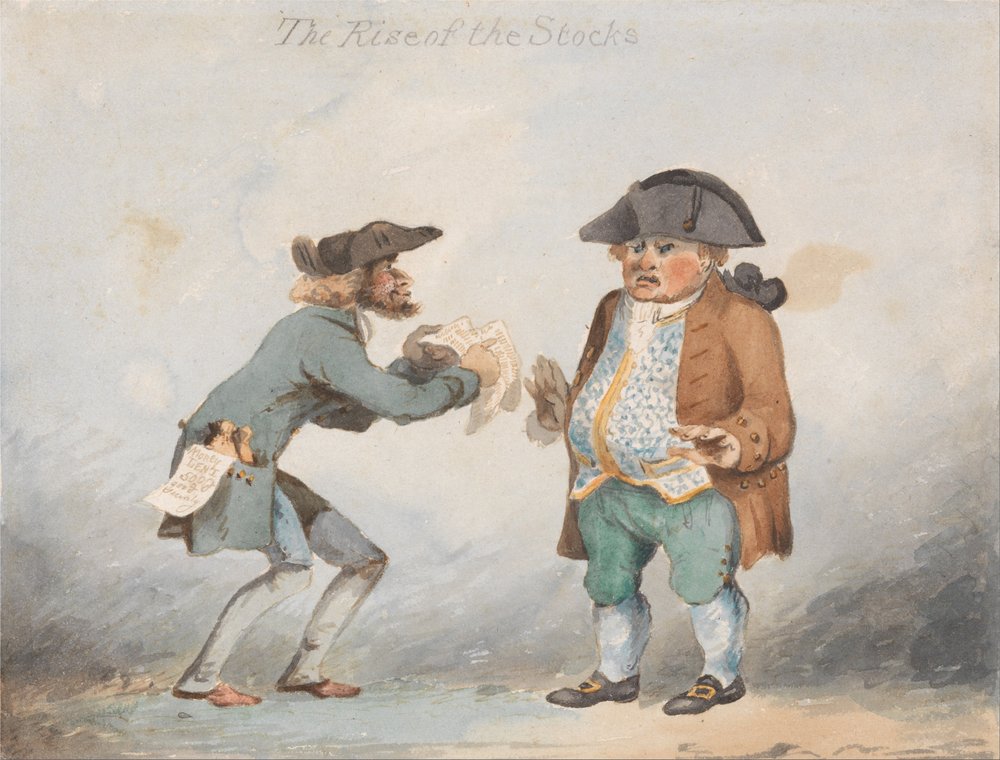The Rise of the Stocks by John Sell Cotman