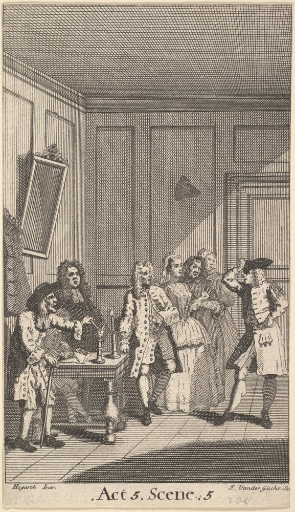 Frontispiece to Moliere's L'Avare The Miser