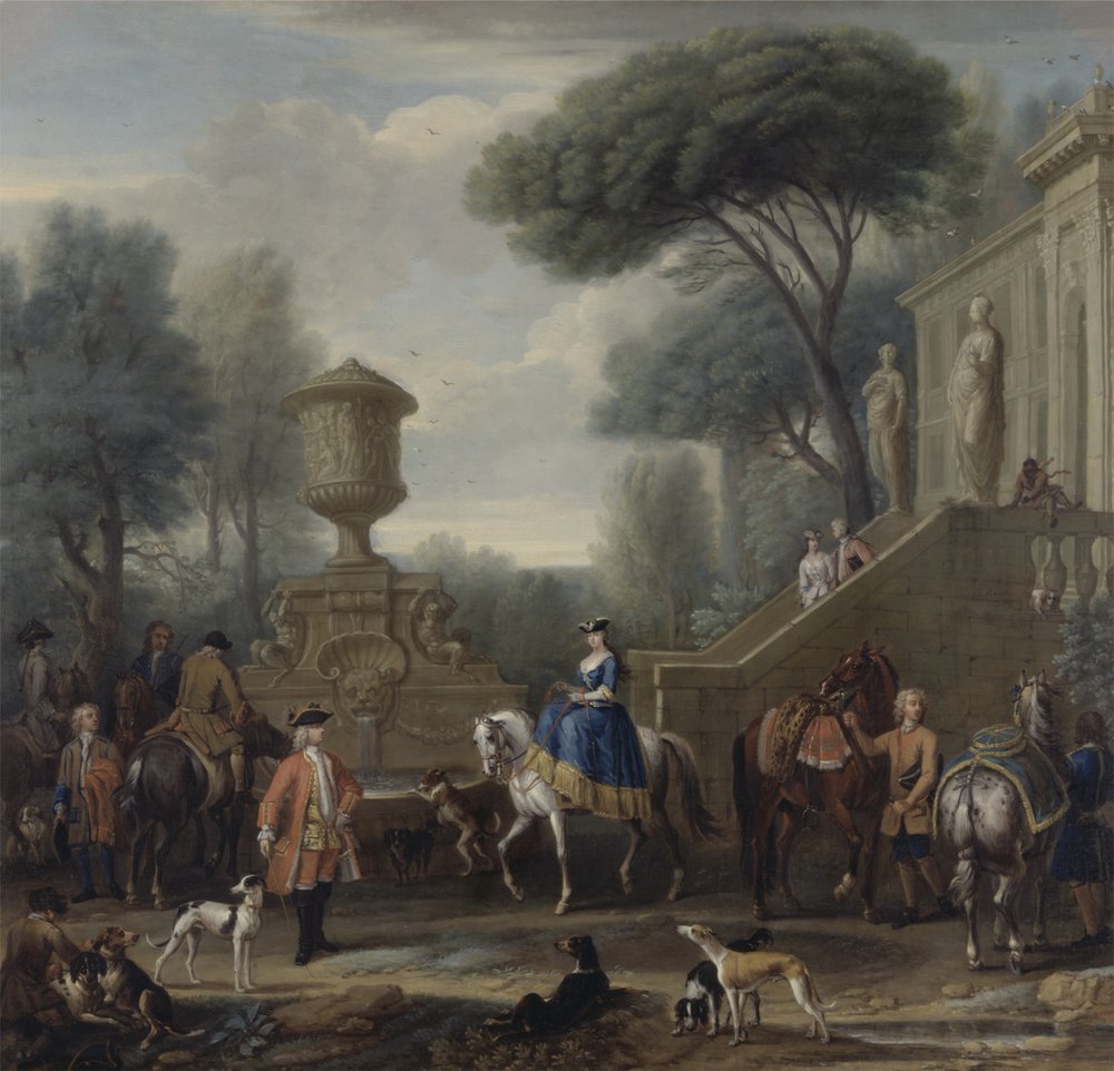 Preparing for the Hunt by John Wootton