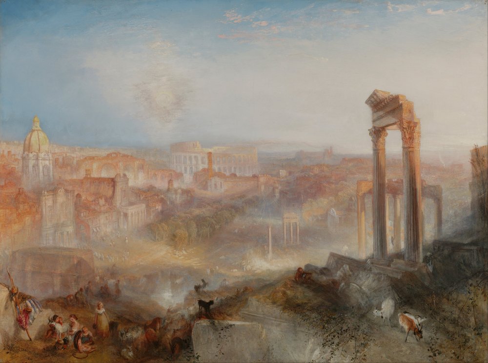 Modern Rome - Campo Vaccino by Joseph Mallord William Turner