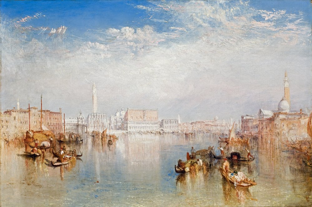 View of Venice: The Ducal Palace, Dogana and Part of San Giorgio, 1841 by Joseph Mallord William Turner