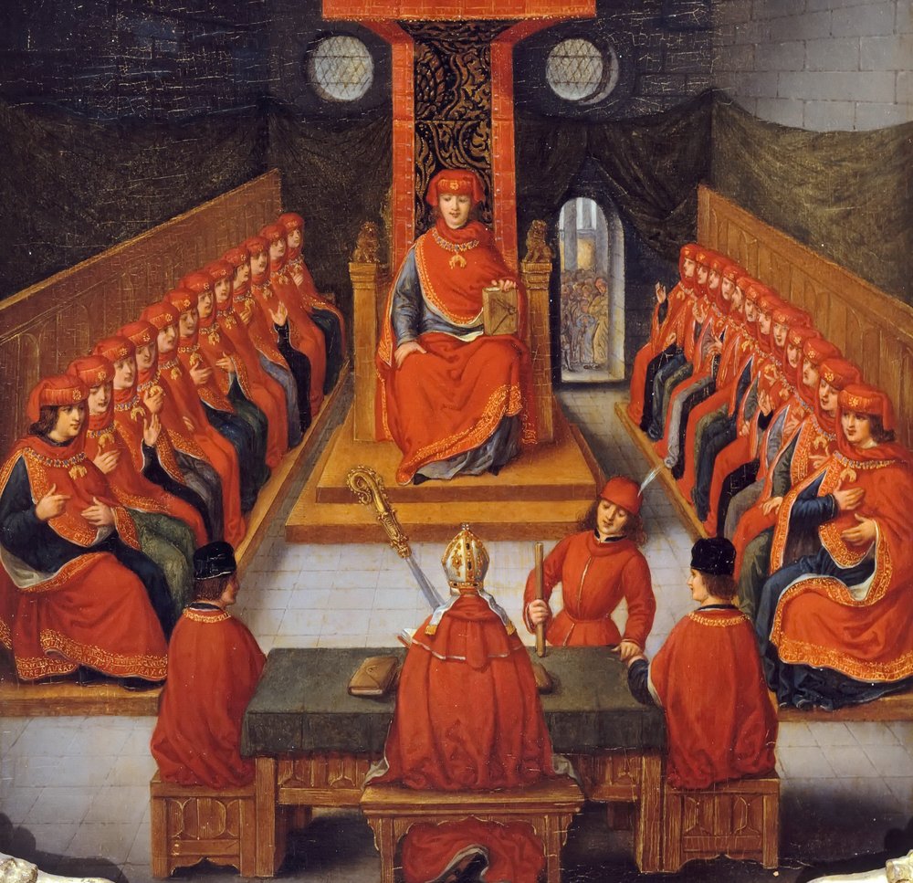 First meeting of the Order of the Golden Fleece held by Philip III the Good, Duke of Burgundy by Joseph Albrier