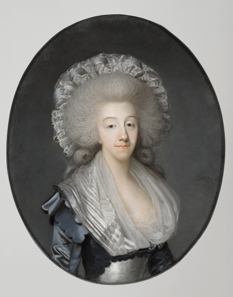 Princess Maria Theresa of Savoy 1756-1805, Countess of Artois, 1785 by Joseph Boze