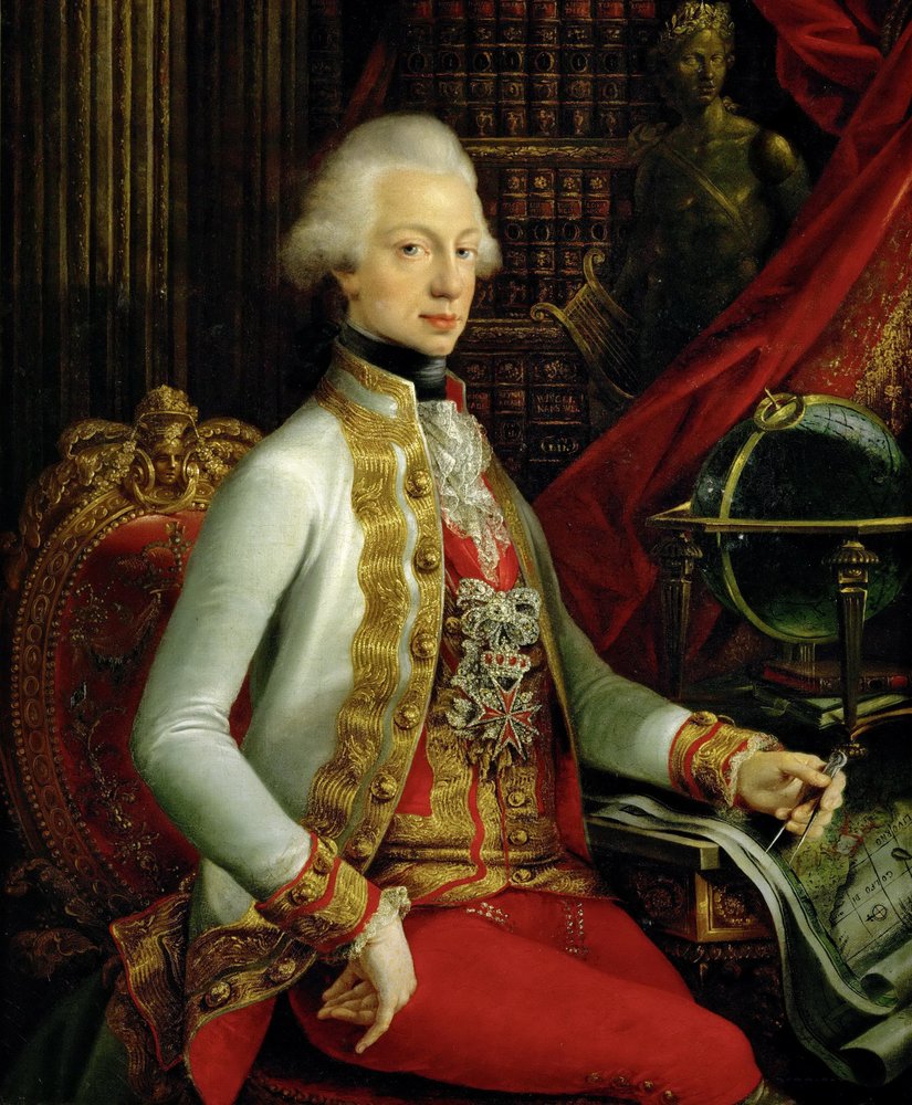 Grand Duke Ferdinand III of Tuscany Sitting in His Library, 1797