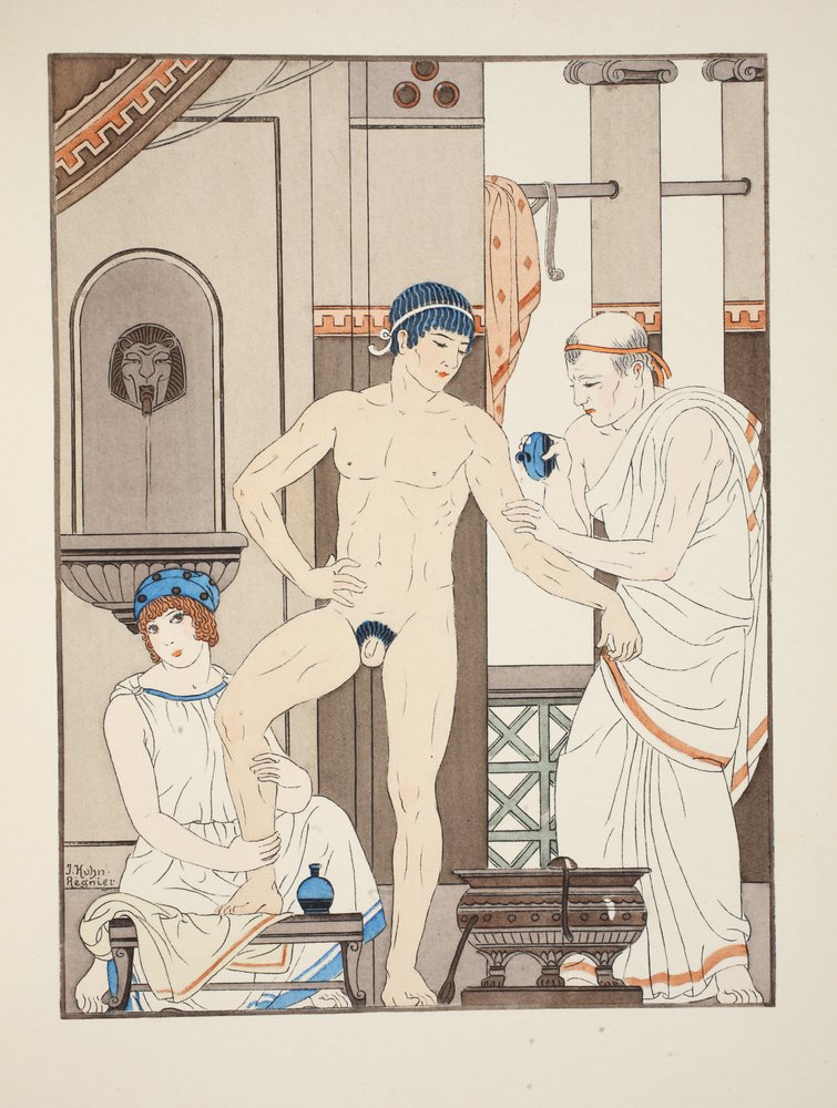 Massage, illustration from 