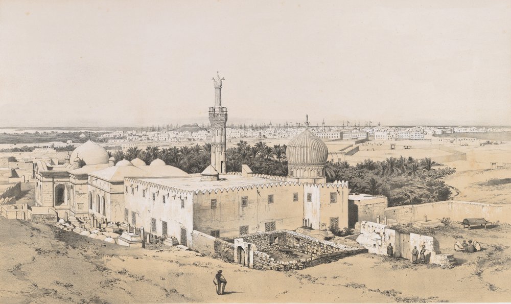 Mosquée Nabédémiane, à Alexandrie by Joseph Philibert Girault De Prangey
