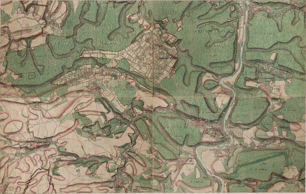 Map of St. Gerard by Joseph de Ferraris: Buy fine art prints