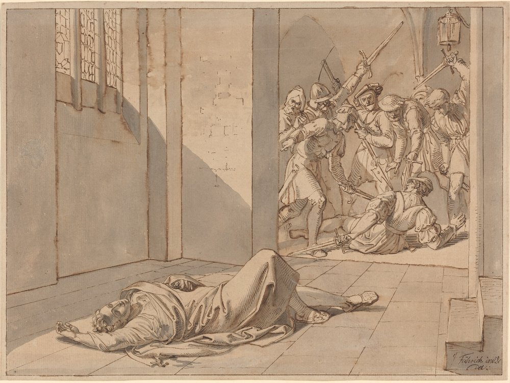 The Assassination of King Wenzel III by Joseph von Fuhrich