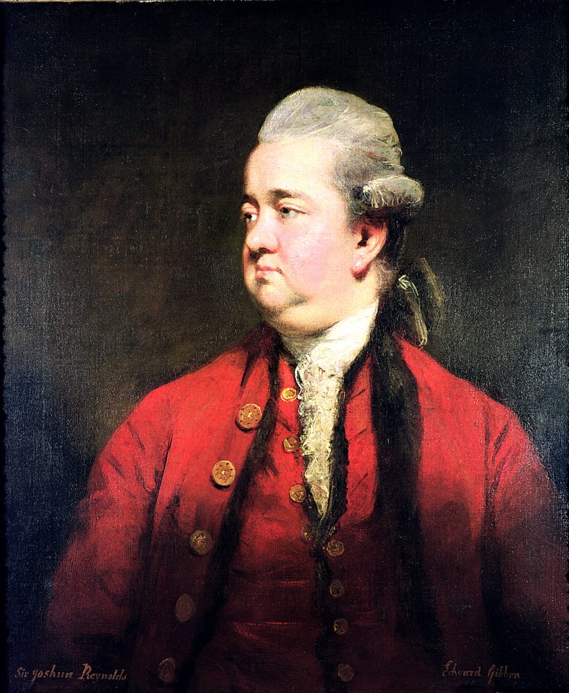 Portrait of Edward Gibbon (1737-94), c. 1779 by Joshua Reynolds
