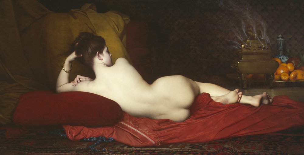 Odalisque, 1874 by Jules Joseph Lefebvre