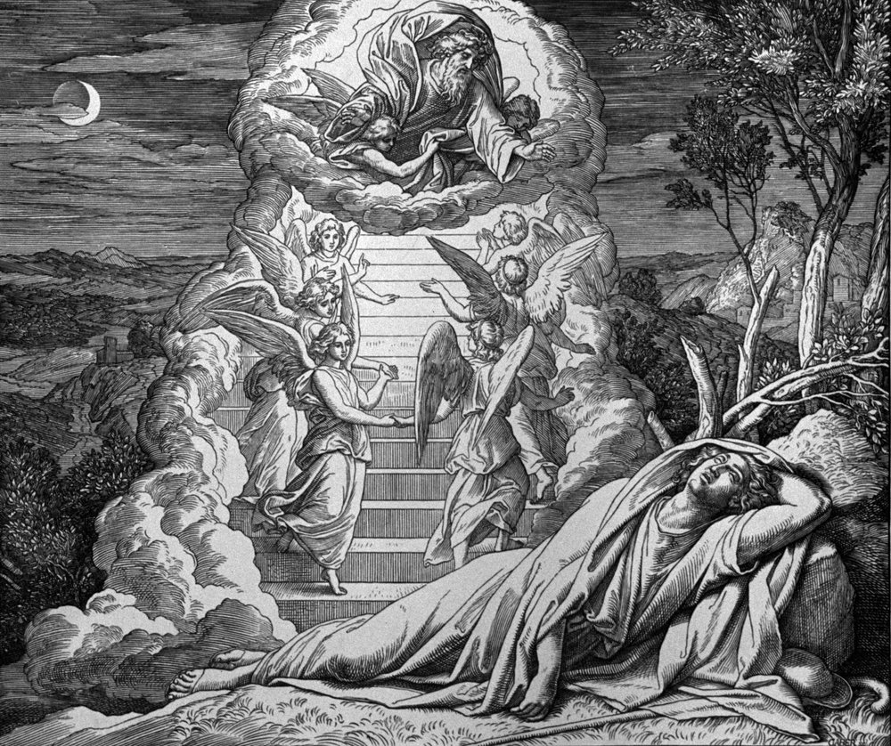 Jacob's Ladder by Julius Schnorr von Carolsfeld