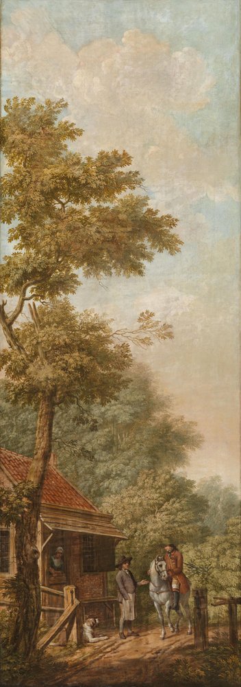 Wall Hanging with Dutch Landscape, Belonging to the Hall of Nieuwe Doelenstraat 22 by Jurriaan Andriessen