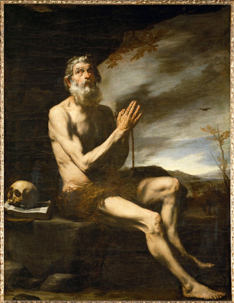 Saint Paul Hermit by Jusepe de (1591 1652) Ribera