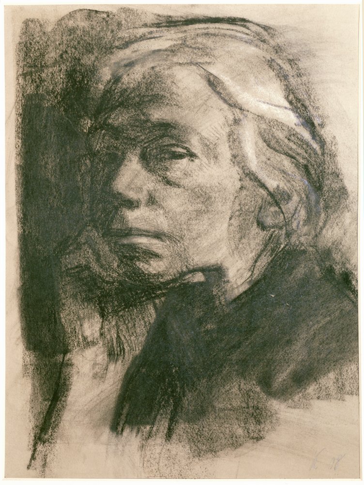 kaethe-kollwitz-self-portrait-by-kathe-schmidt-kollwitz