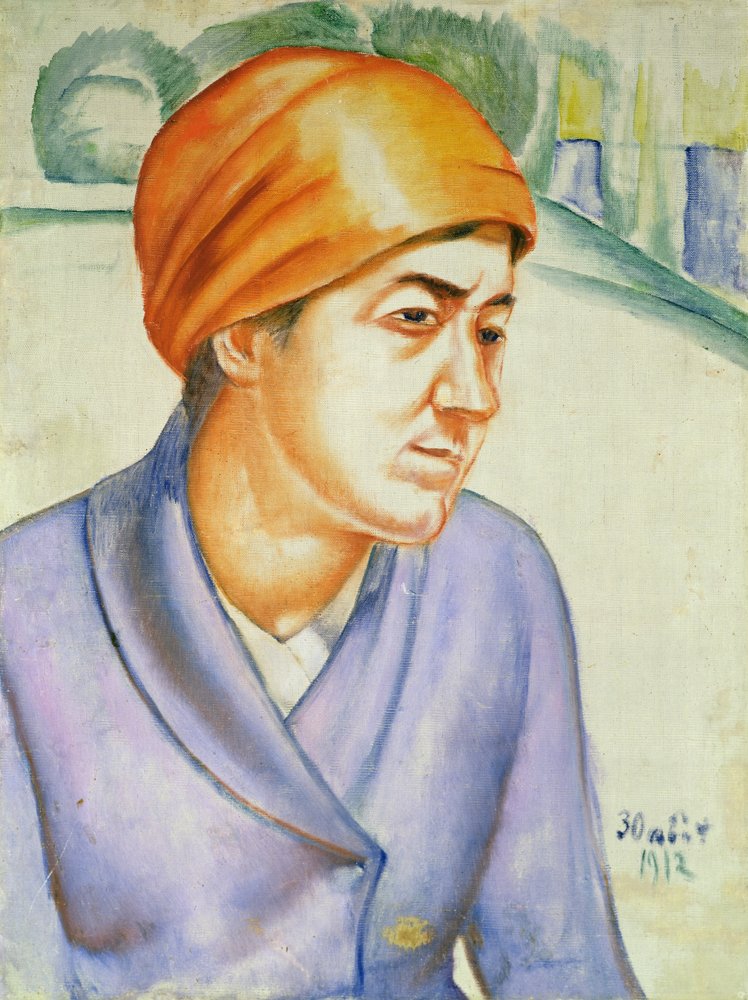 Portrait of a Woman Worker, 1912 by Kuzma Sergeevich Petrov-Vodkin