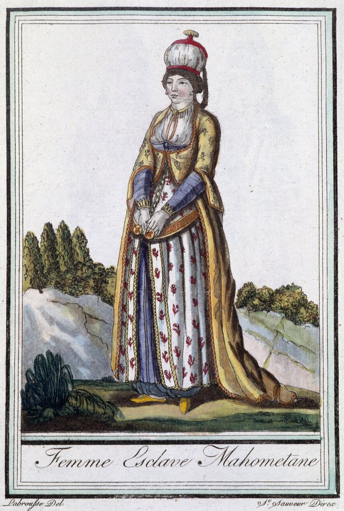 Mahometan Slave Woman - in 'Encyclopedia of Voyages' by J. Grasset St ...