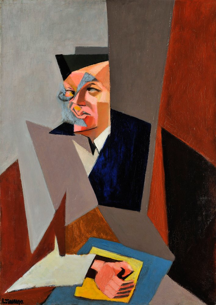 Portrait of Tristan Tzara by Lajos Tihanyi