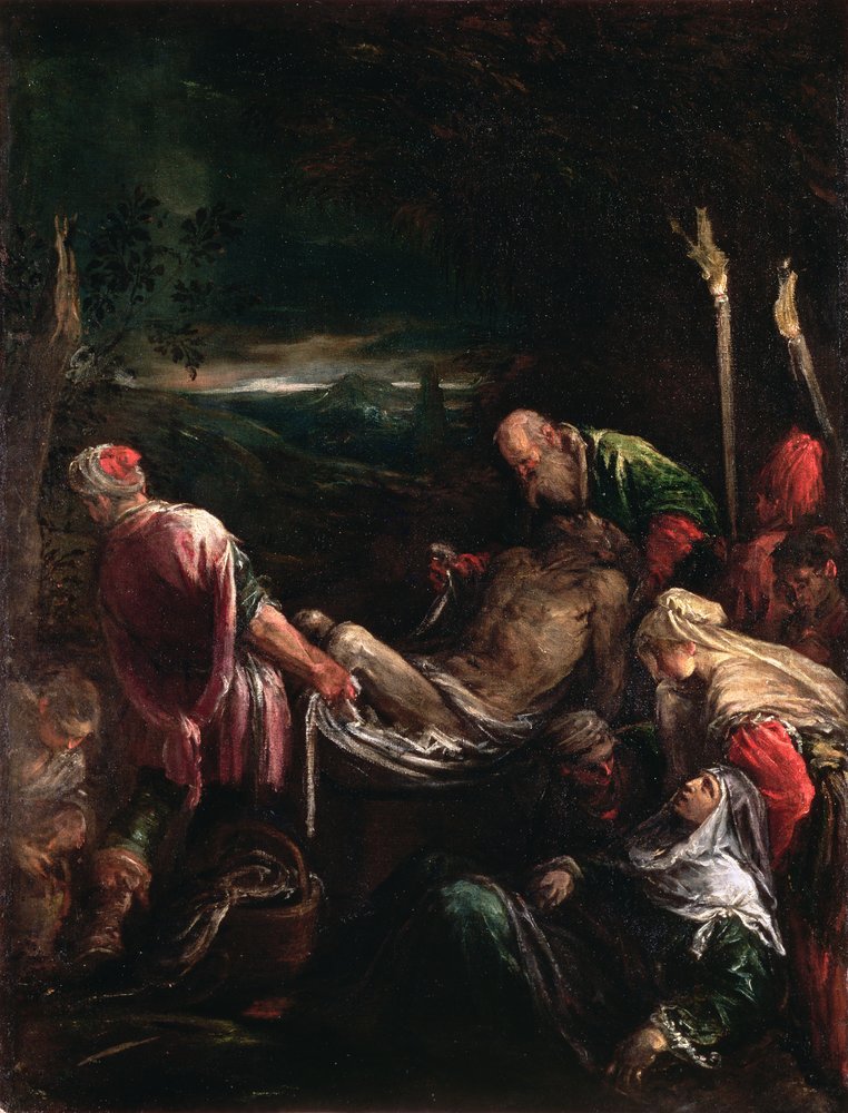 Entombment of Christ by Leandro da Ponte Bassano
