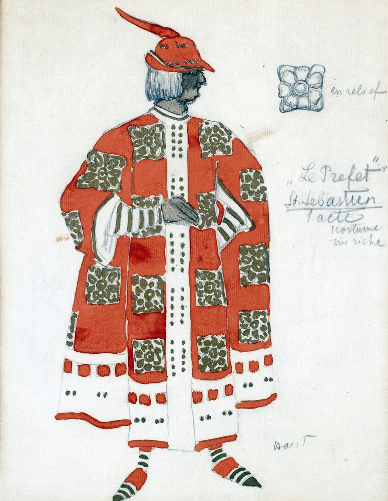 Costume design for the play 