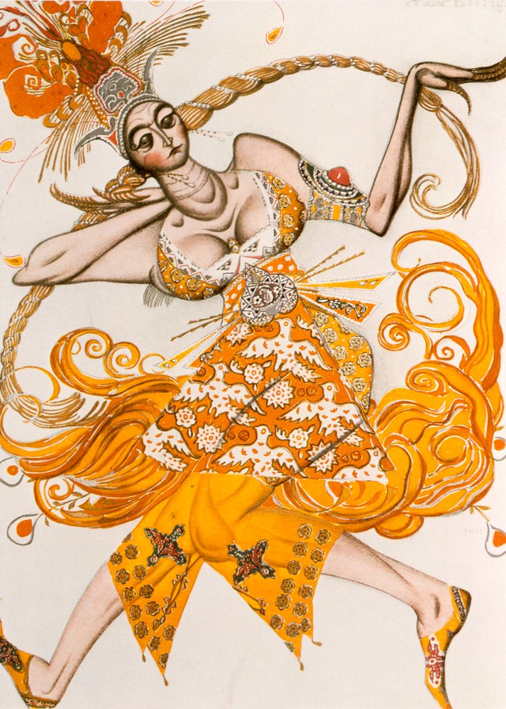 The Firebird, costume for The Firebird, the ballet by Igor Stravinsky, 1910 by Leon Bakst