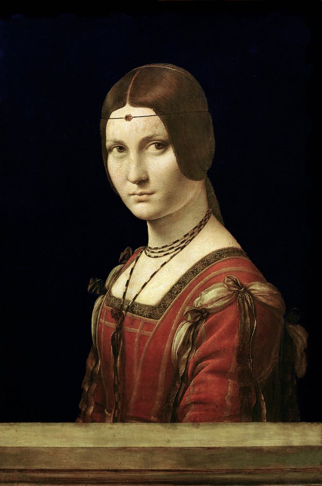 Portrait of a Lady from the Court of Milan, c.1490-95 by Leonardo da Vinci