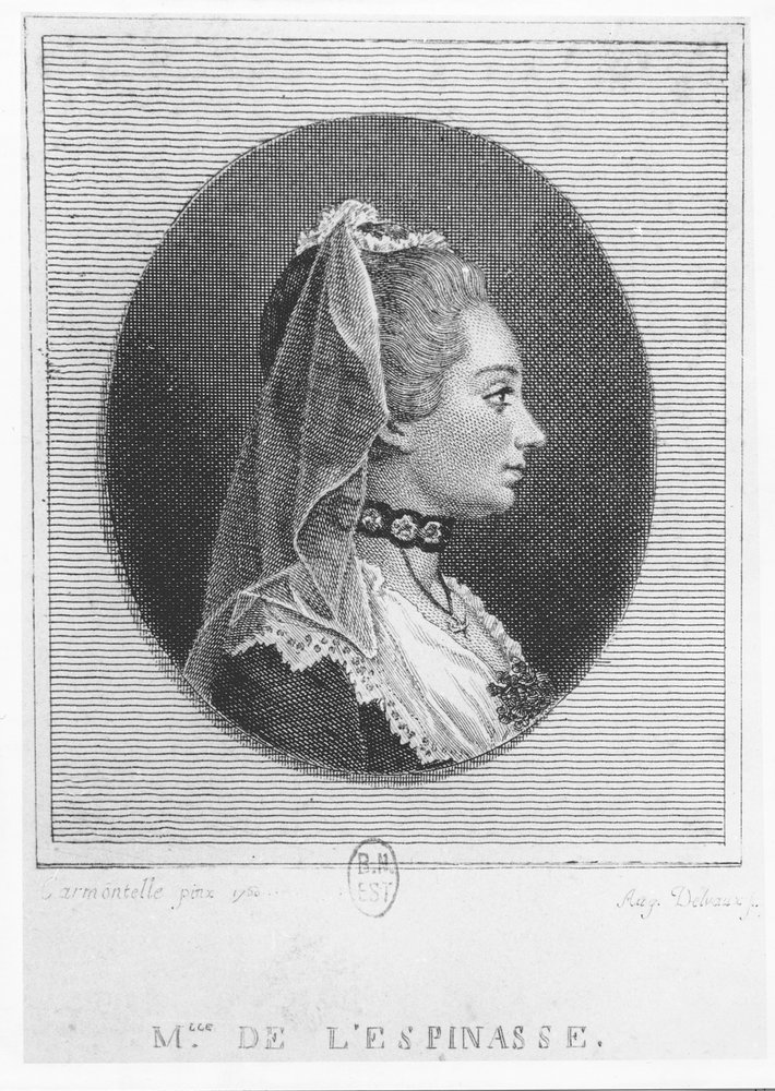 Madame de L'Espinasse by Louis Carrogis dit Carmontelle
