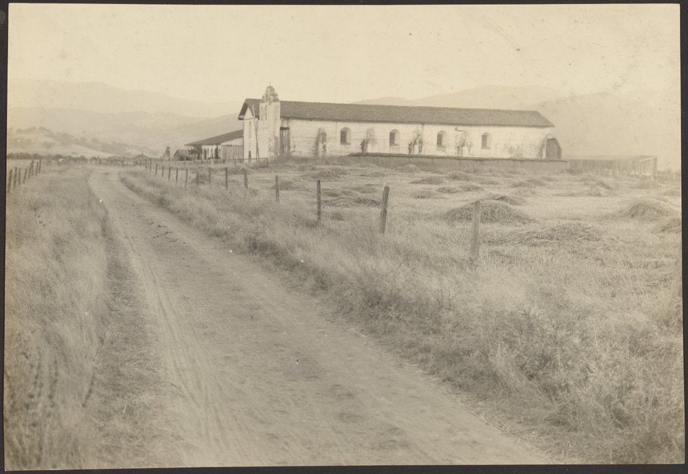 [Landscape with Mission] by Louis Fleckenstein