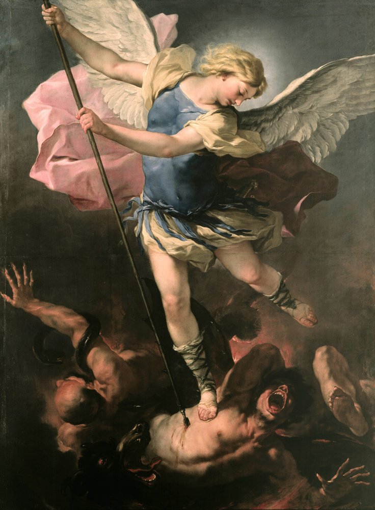 Saint Michael the Archangel, ca 1663 by Luca Giordano